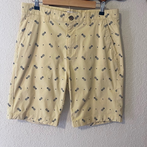 Hudson and Barrow pineapple Shorts Cotton Blend - Picture 1 of 8